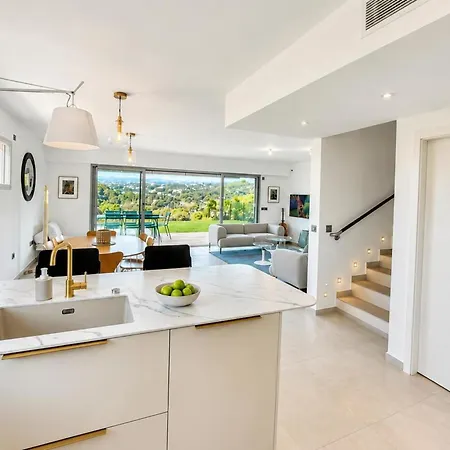 Contemporary Luxury In 3 Bedrooms 6 Guests Pool & Parki Antibes