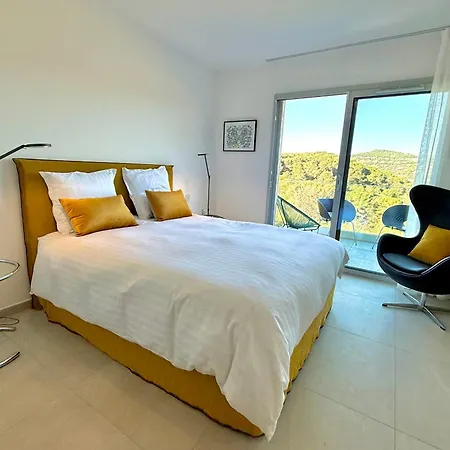 Contemporary Luxury In 3 Bedrooms 6 Guests Pool & Parki Willa Antibes